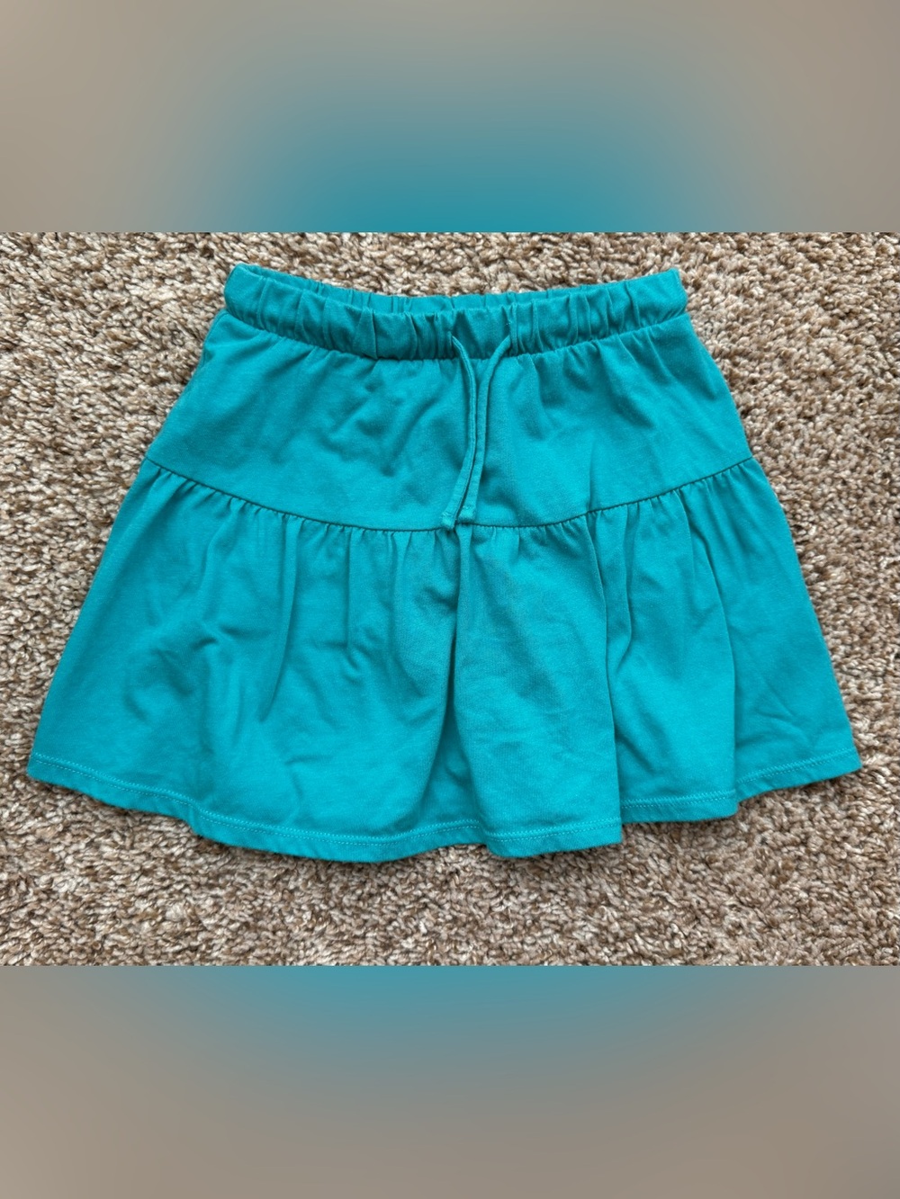 Old Navy Toddler Girls Teal Knit Skort Built-In Shorts Size 3T